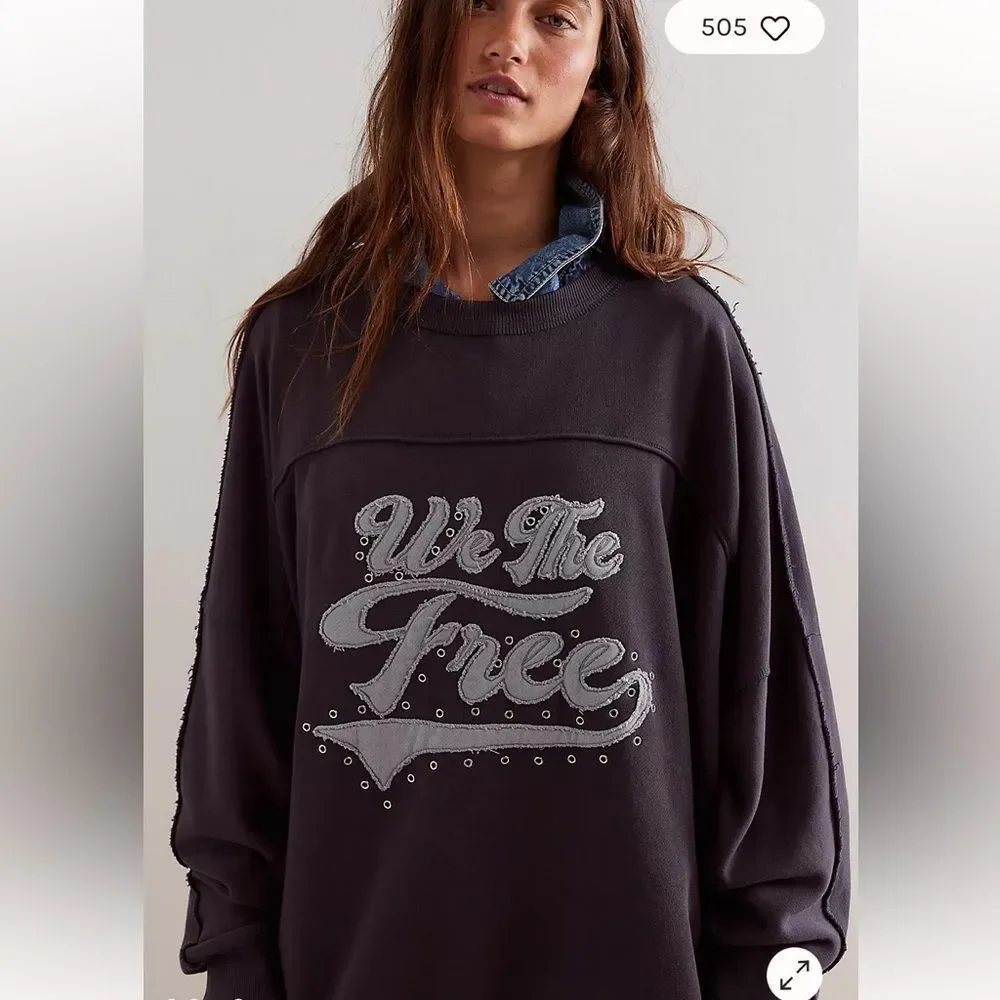 We The Free What A Stud Pullover by FP SIZE Medium $198 - Picture 5 of 9
